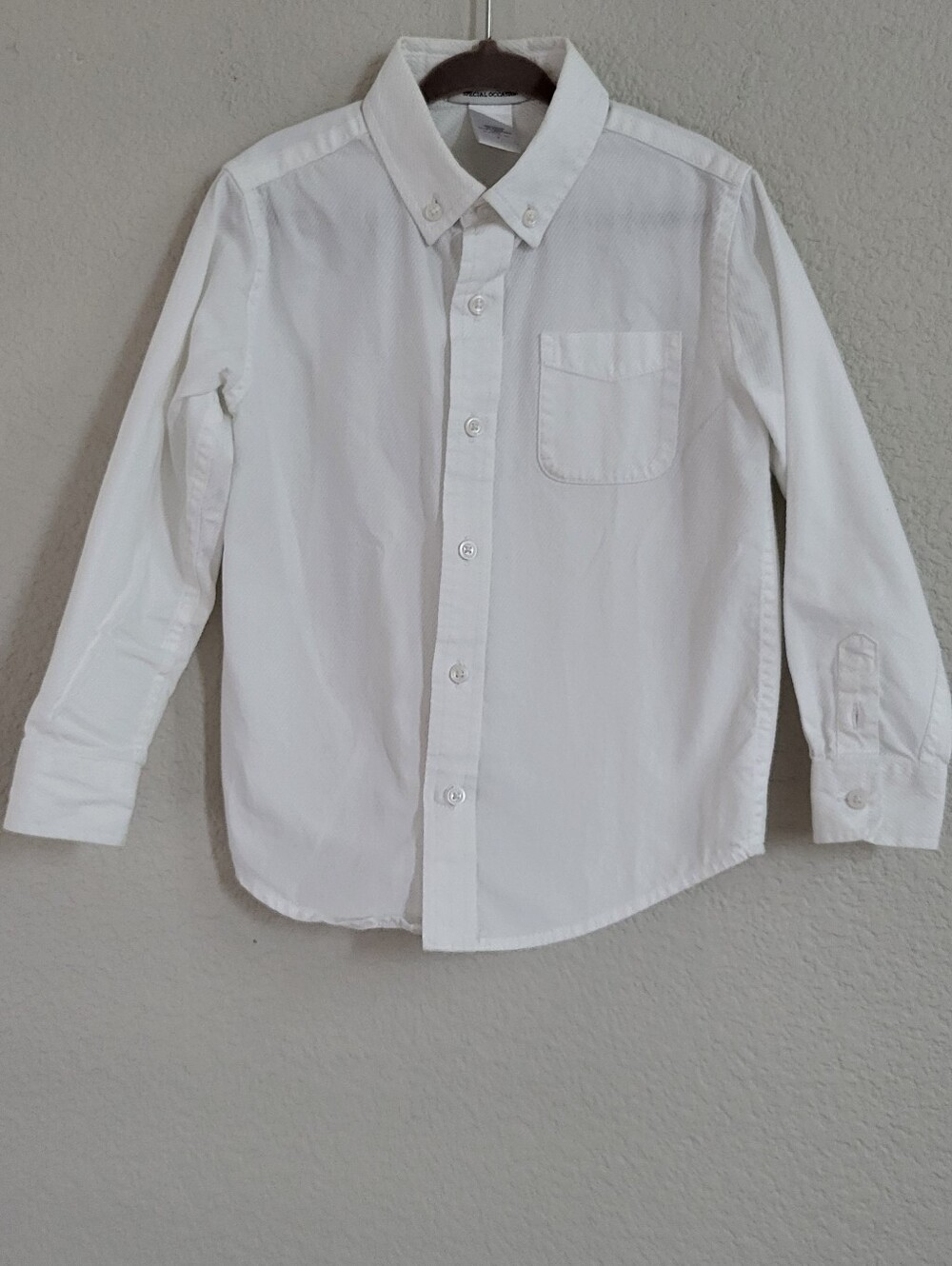 Janie and Jack Special Occasion White Button Down Dress Shirt